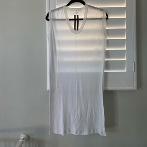 Rick Owens white tunic size 40